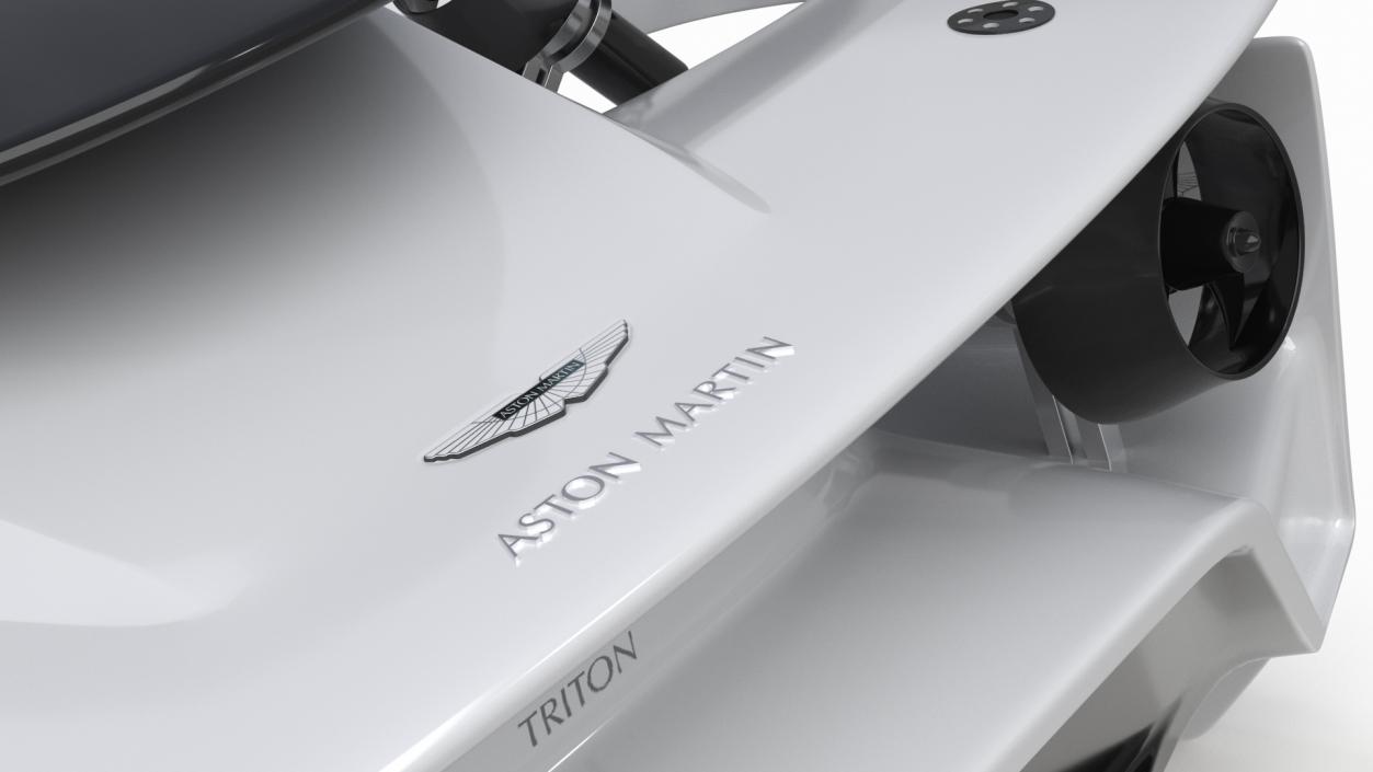 Aston Martin Luxurious Personal Submarine White 3D