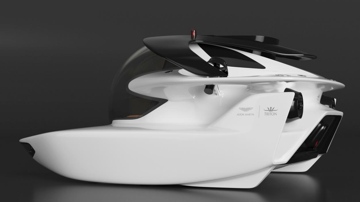 Aston Martin Luxurious Personal Submarine White 3D