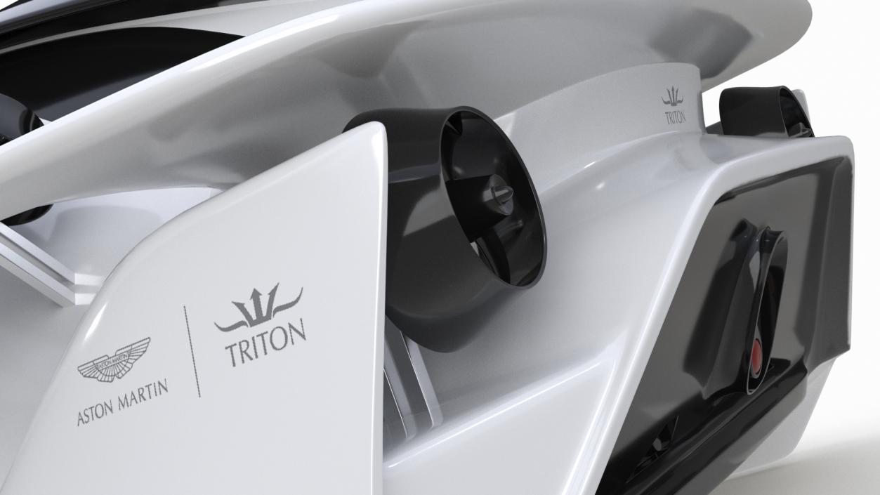 Aston Martin Luxurious Personal Submarine White 3D