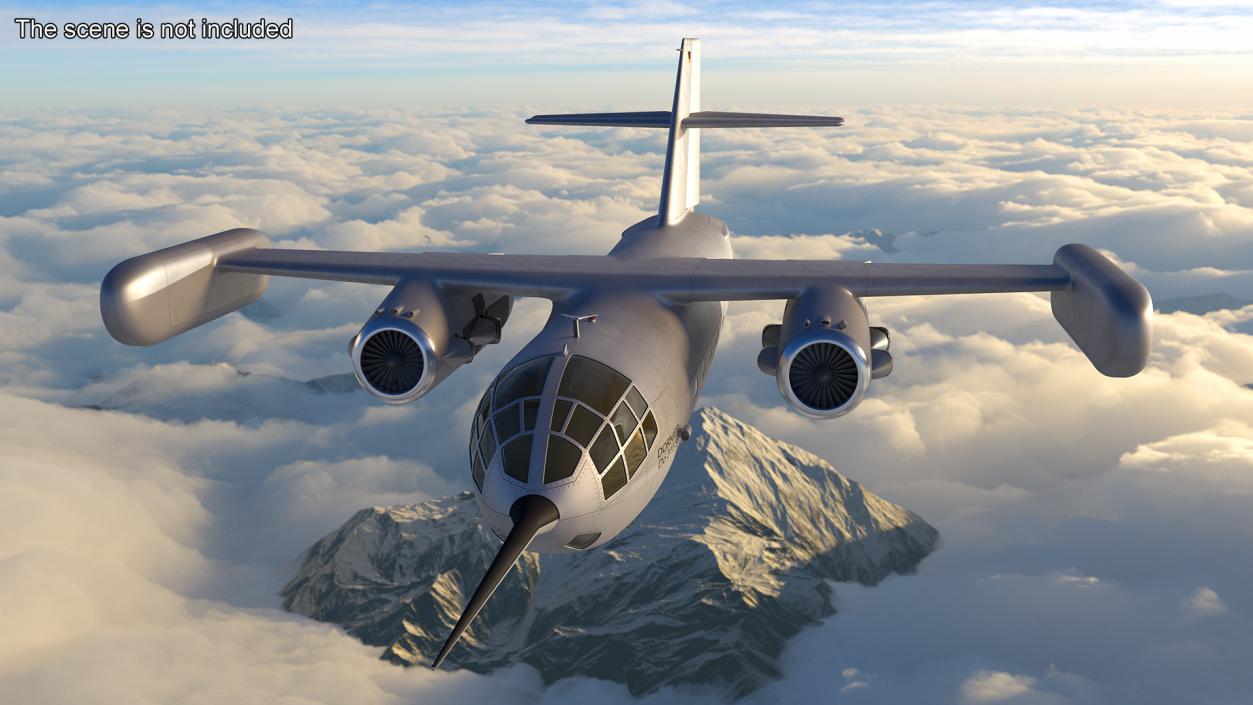 Hover Jet Dornier Do 31 Fly 3D