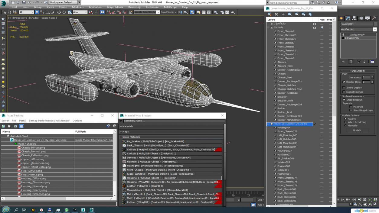 Hover Jet Dornier Do 31 Fly 3D