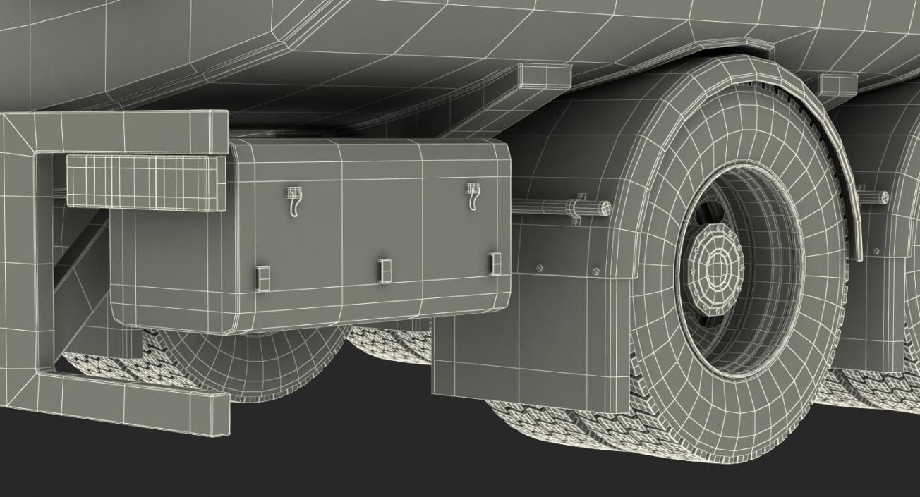 Aircraft Refueler Rigged 3D model