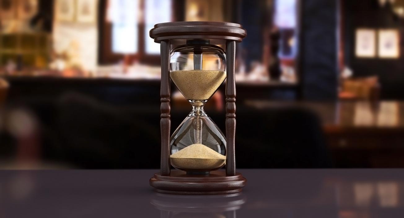 3D model Wood Hourglass Timer