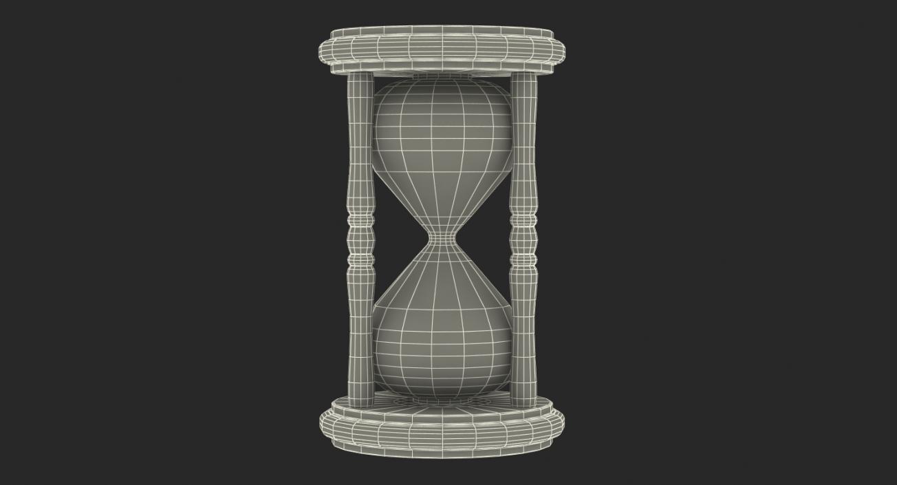 3D model Wood Hourglass Timer