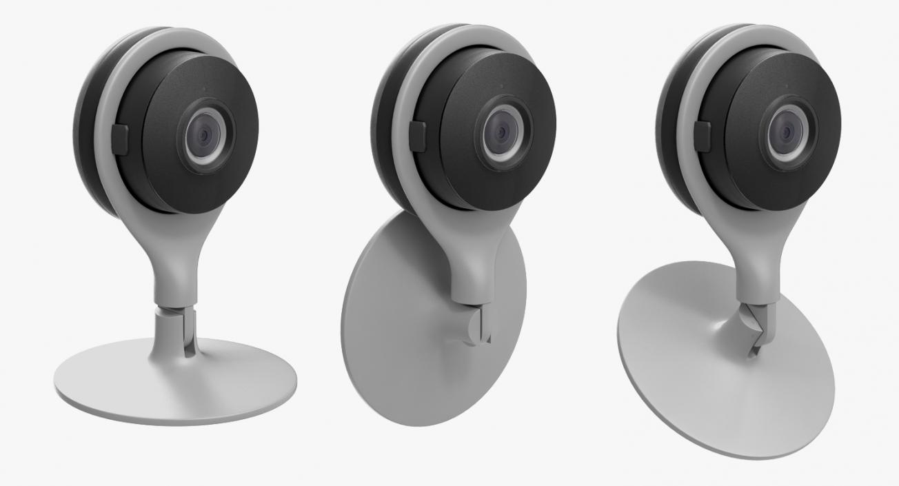 3D Indoor Smart Security Camera model