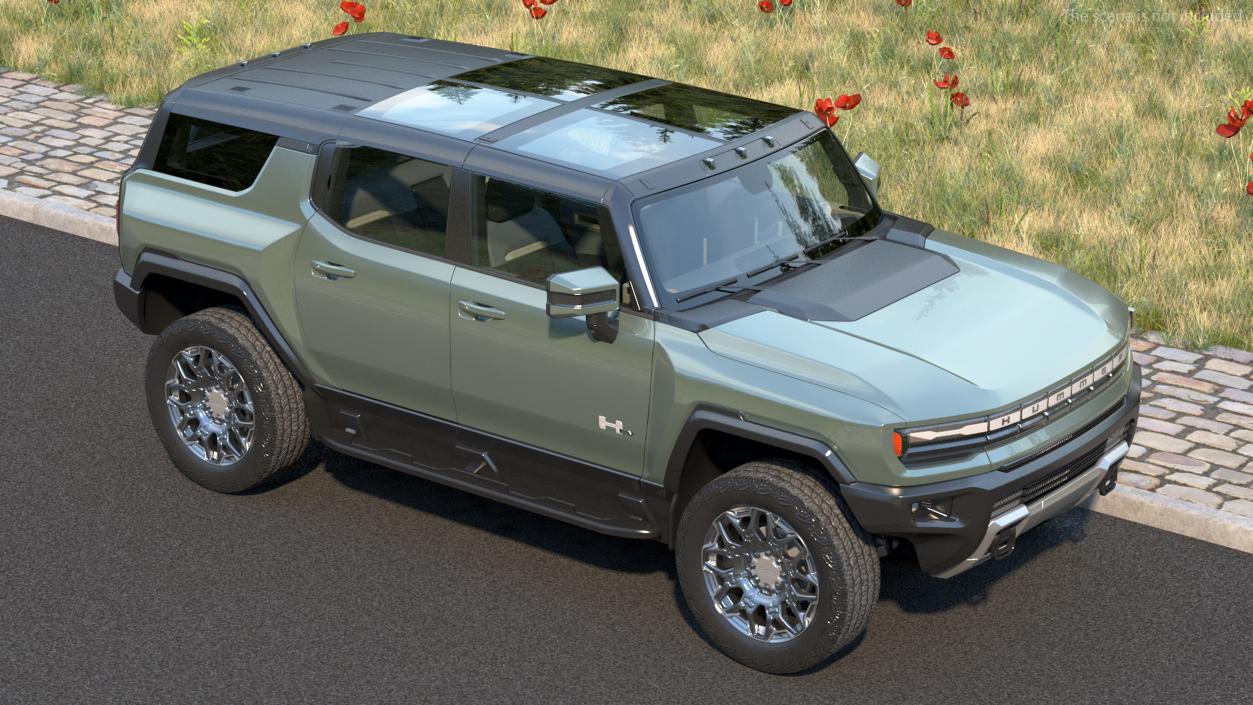 3D GMC Hummer EV SUV 2024 Simple Interior model