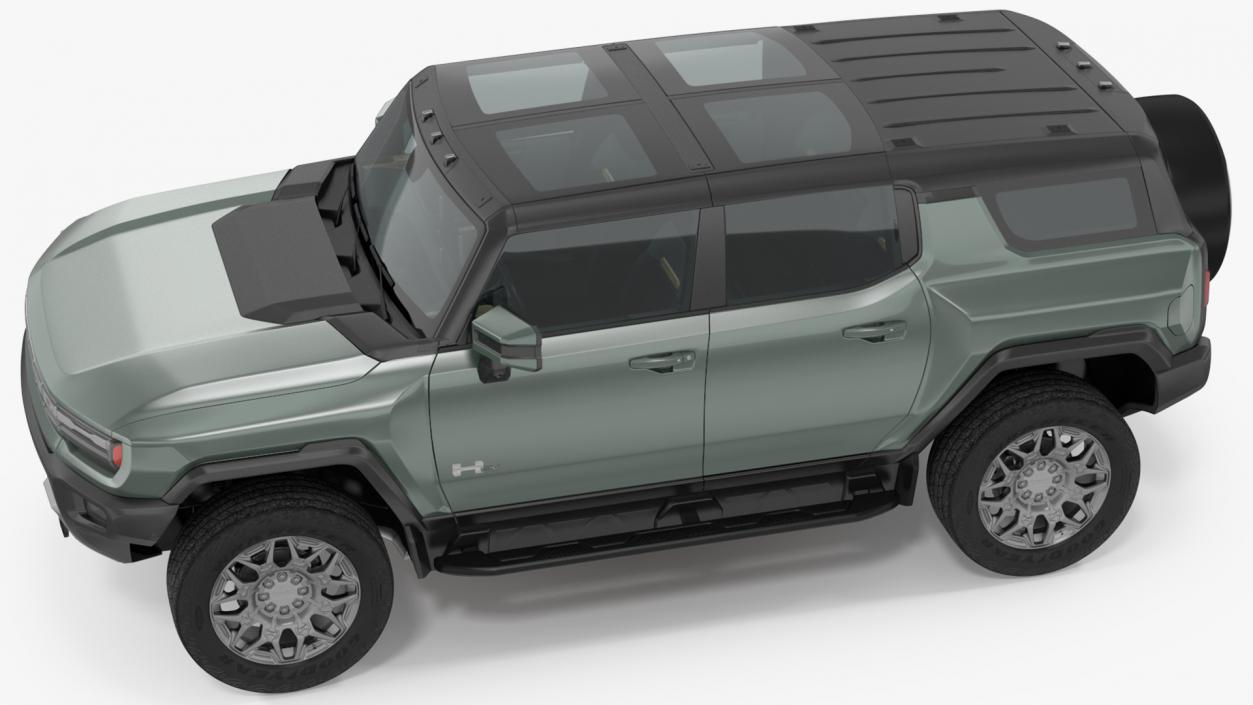 3D GMC Hummer EV SUV 2024 Simple Interior model