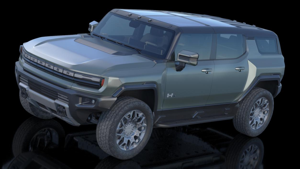 3D GMC Hummer EV SUV 2024 Simple Interior model