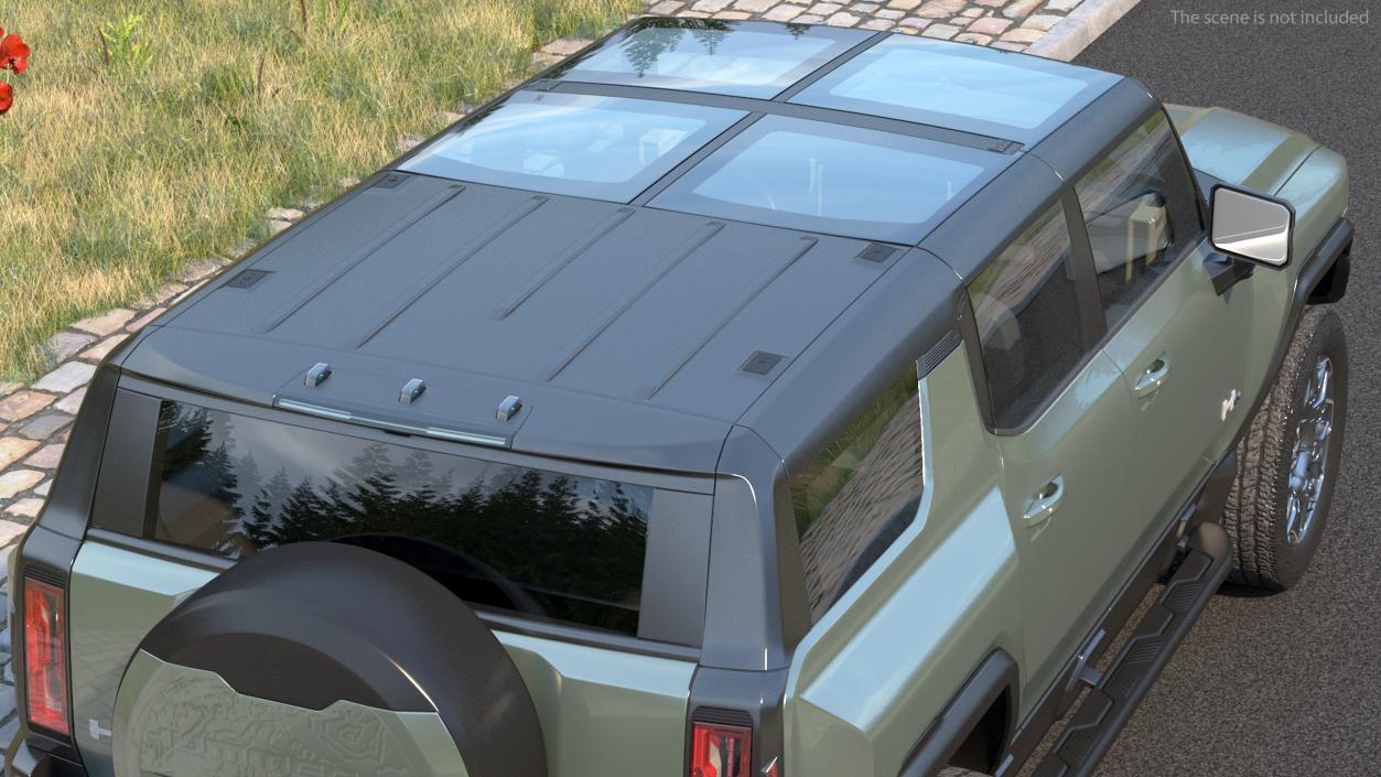 3D GMC Hummer EV SUV 2024 Simple Interior model