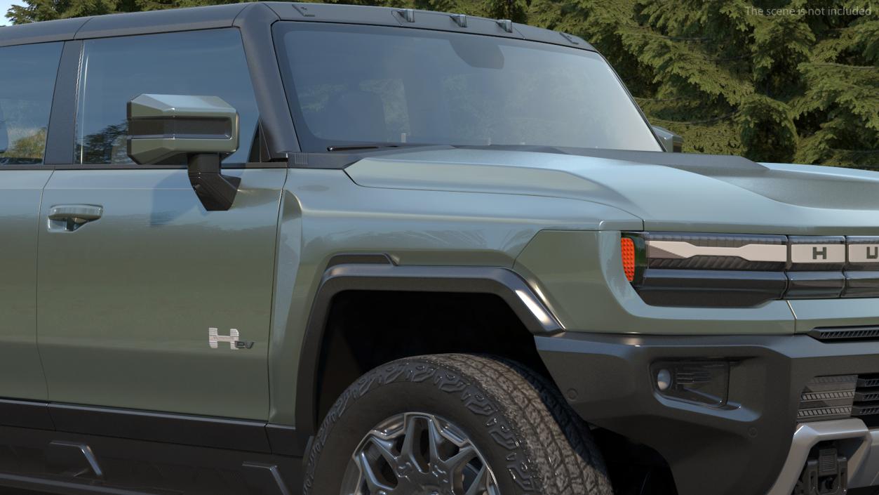 3D GMC Hummer EV SUV 2024 Simple Interior model