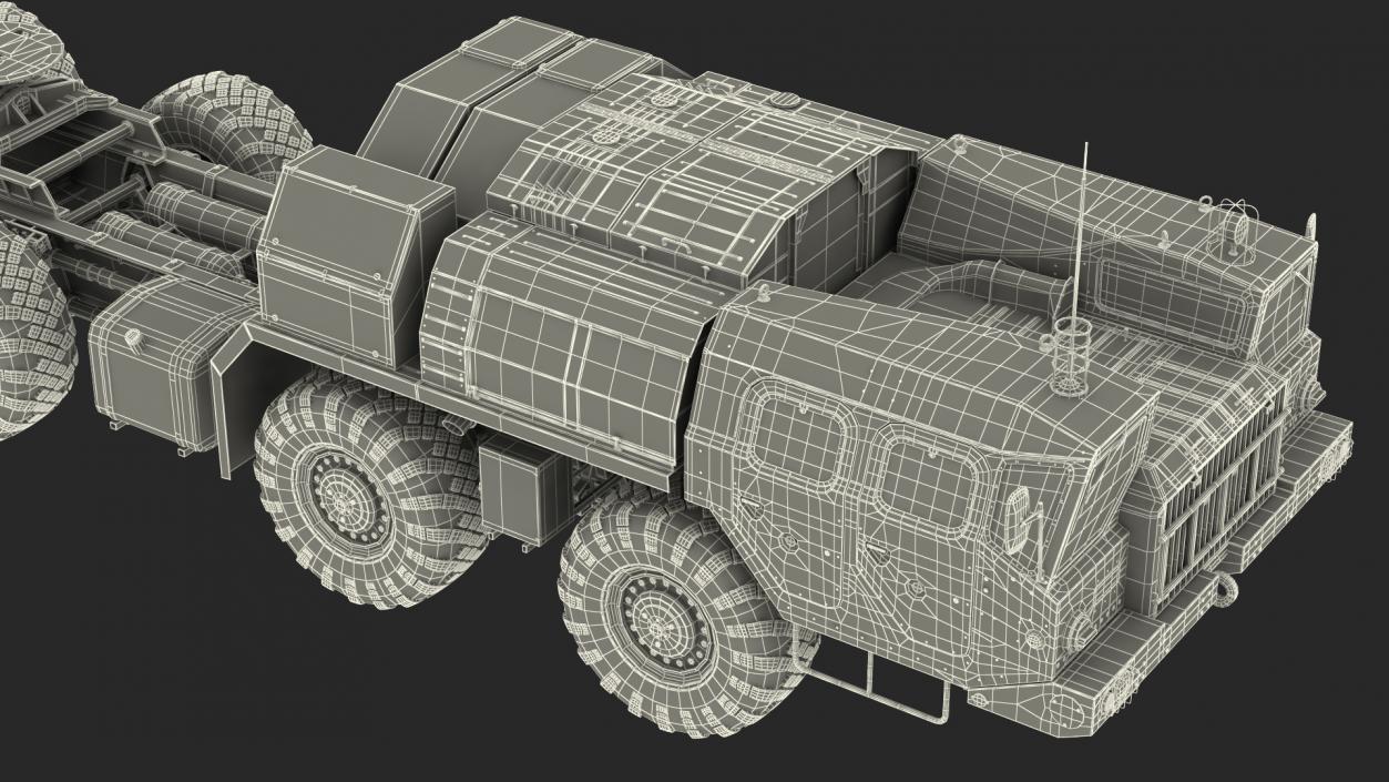 3D MAZ 7910 8x8 Truck model