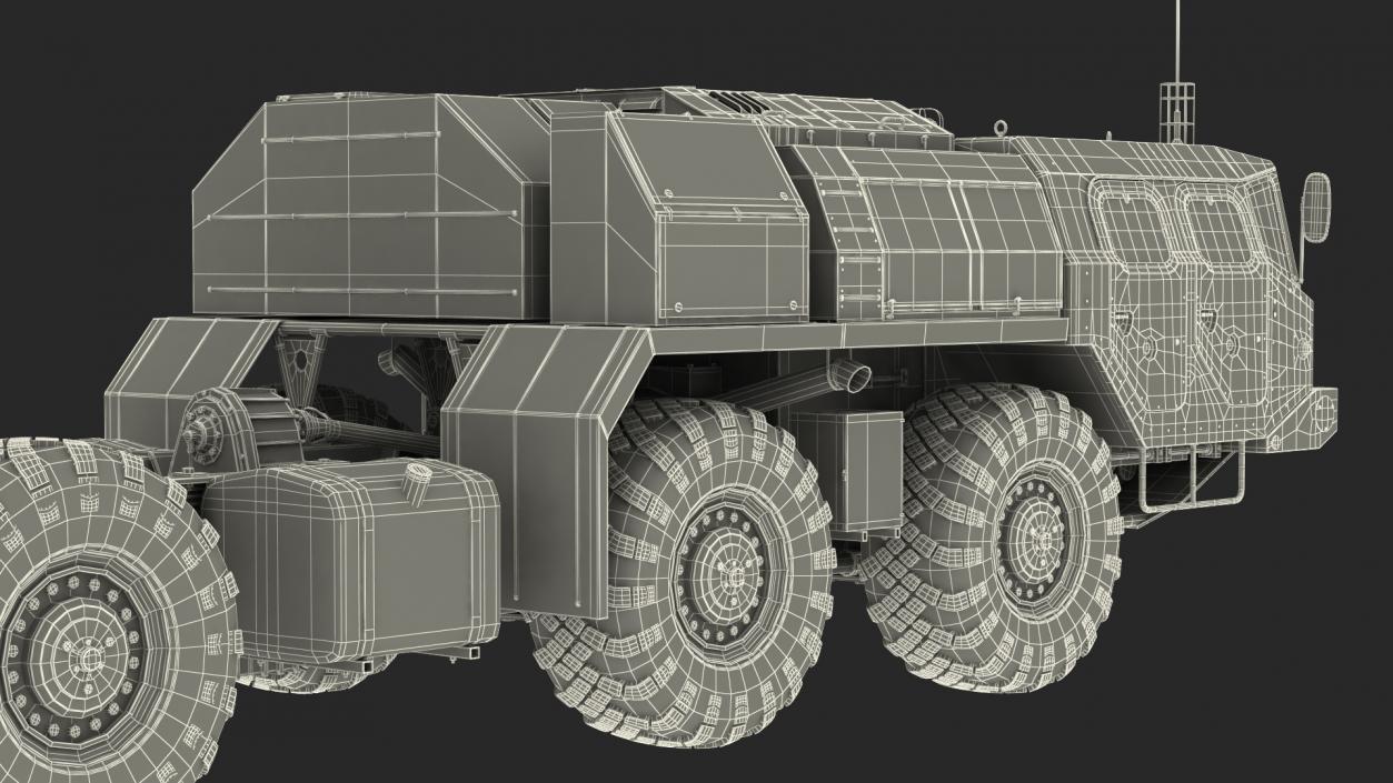 3D MAZ 7910 8x8 Truck model