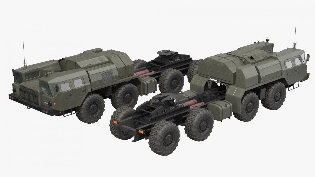 3D MAZ 7910 8x8 Truck model