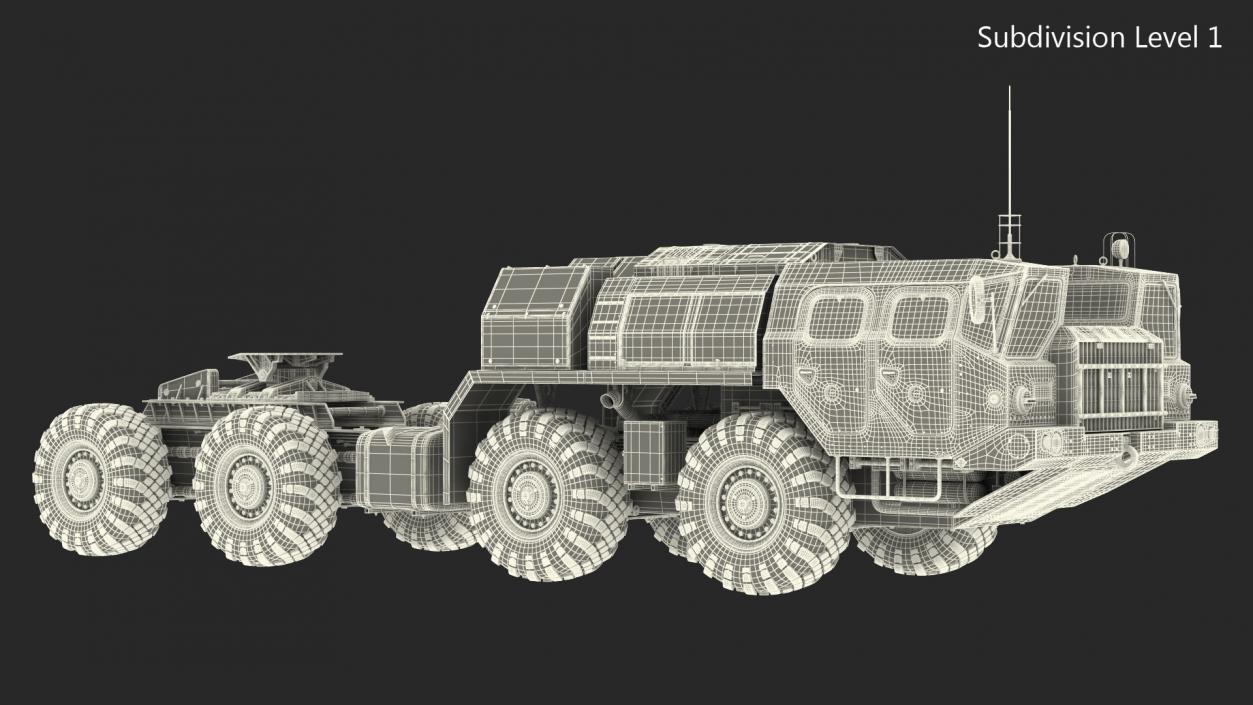 3D MAZ 7910 8x8 Truck model