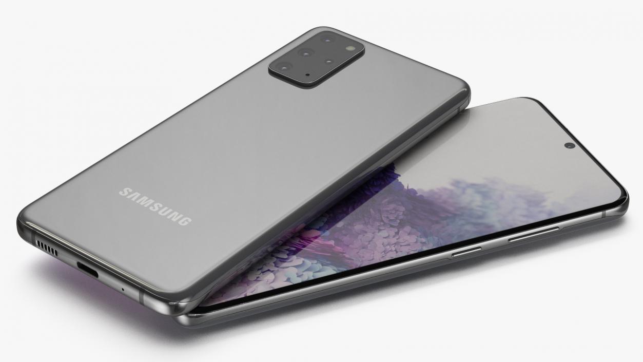 3D model Galaxy S20 Plus Grey