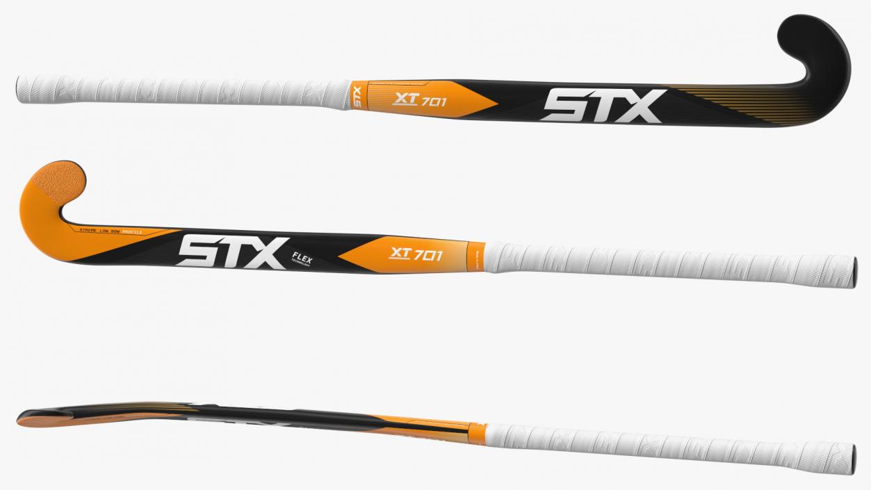 3D model Field Hockey Stick STX XT701 Orange