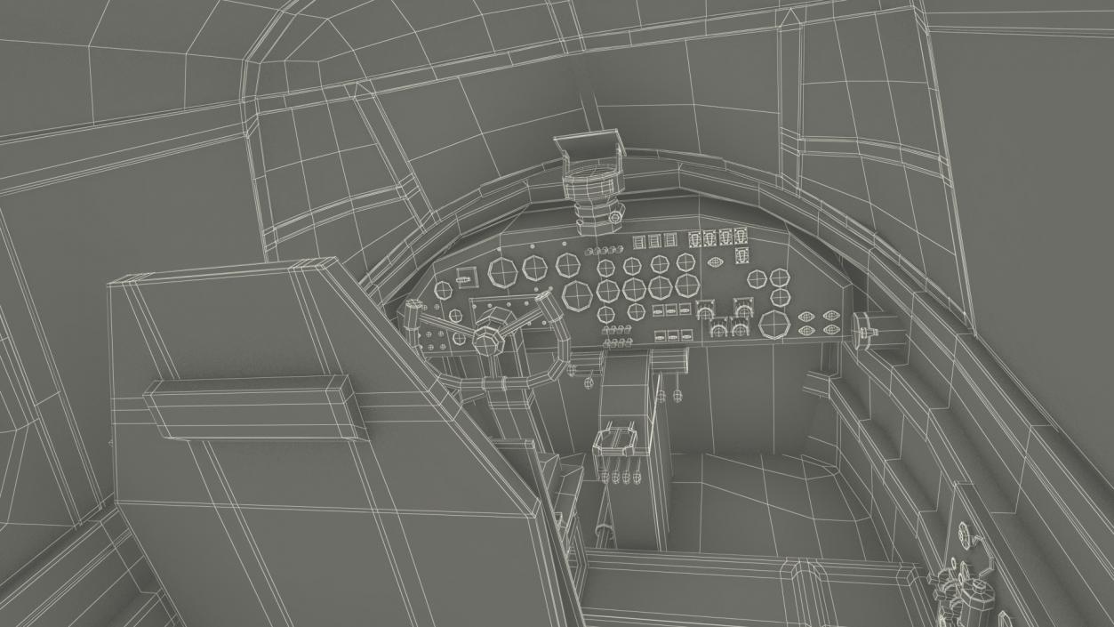 Avro Lancaster Four Engined Heavy Bomber Rigged 3D