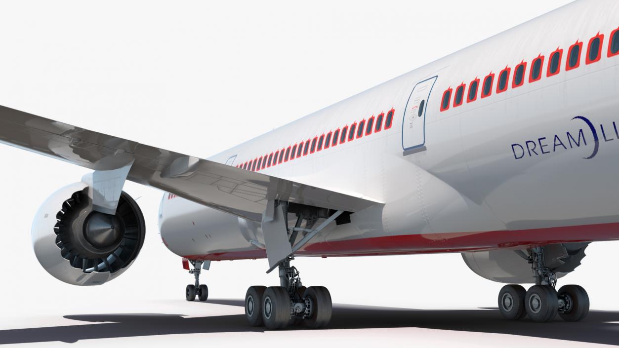 3D Air India Boeing 787-9 Dreamliner model