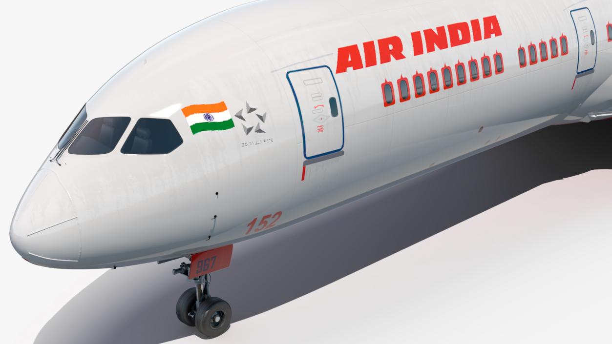 3D Air India Boeing 787-9 Dreamliner model