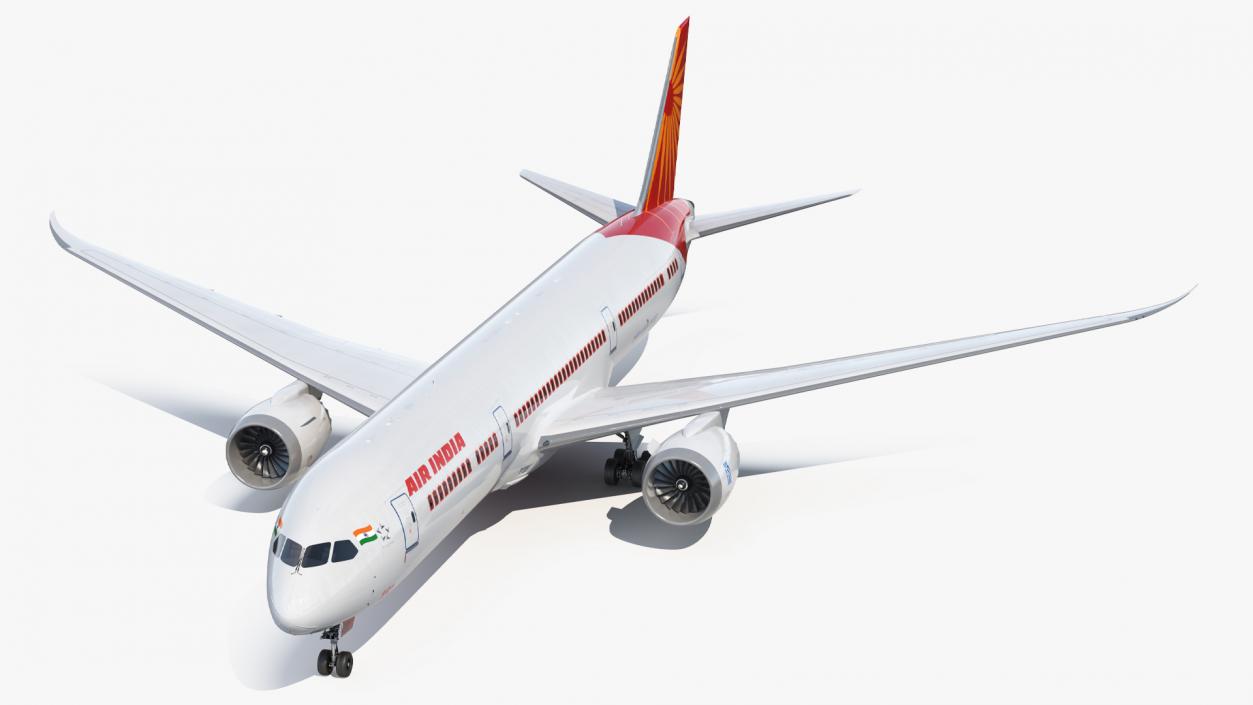 3D Air India Boeing 787-9 Dreamliner model