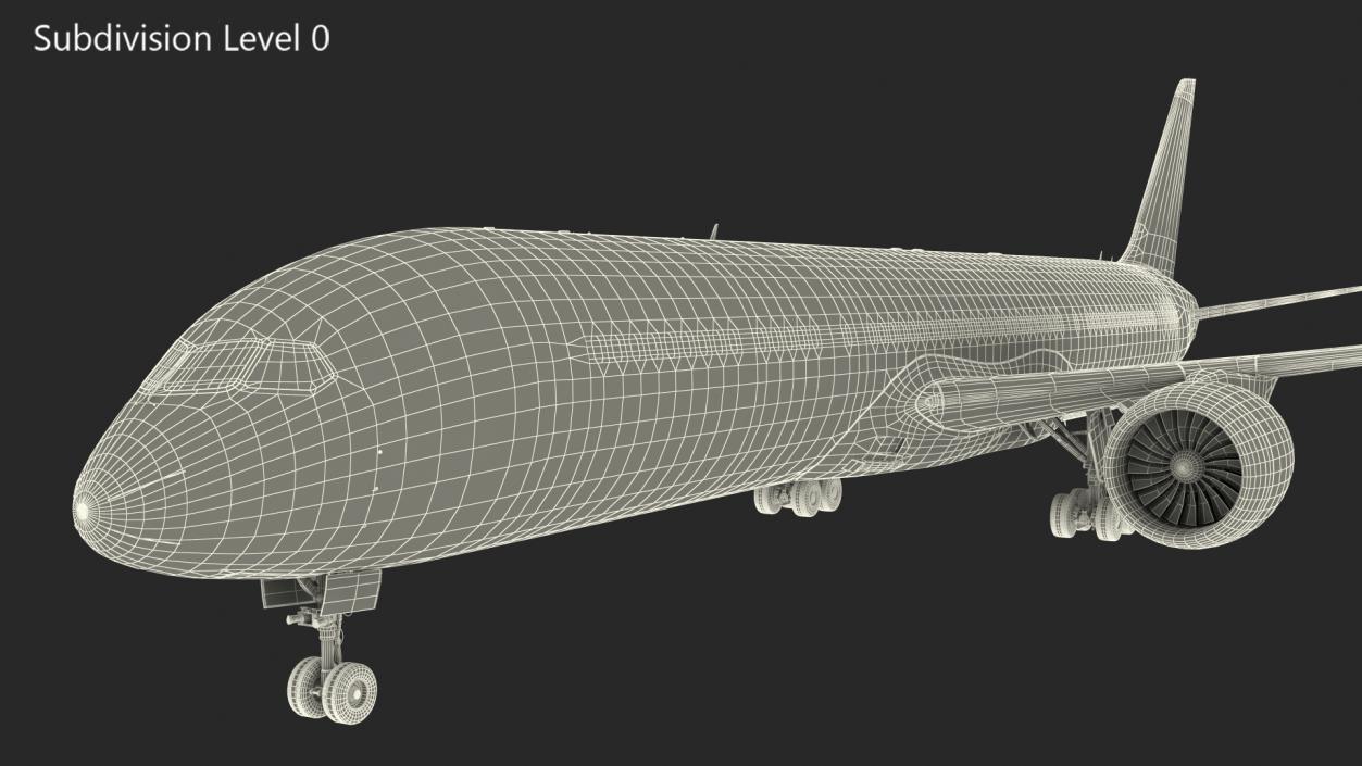 3D Air India Boeing 787-9 Dreamliner model