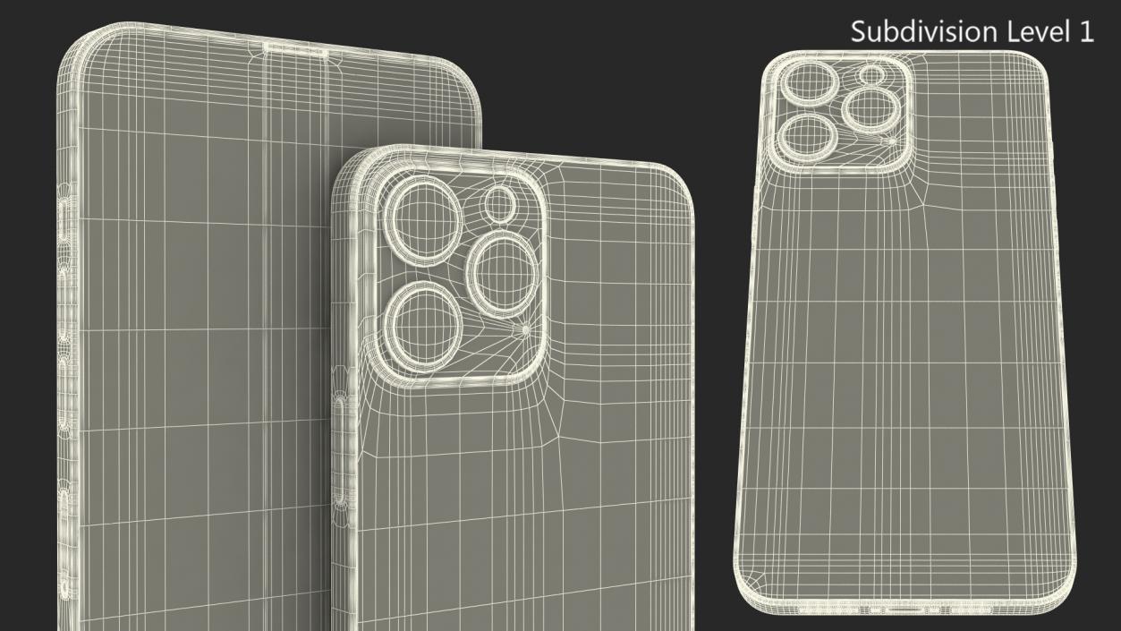 3D iPhone 13 Pro Max Graphite