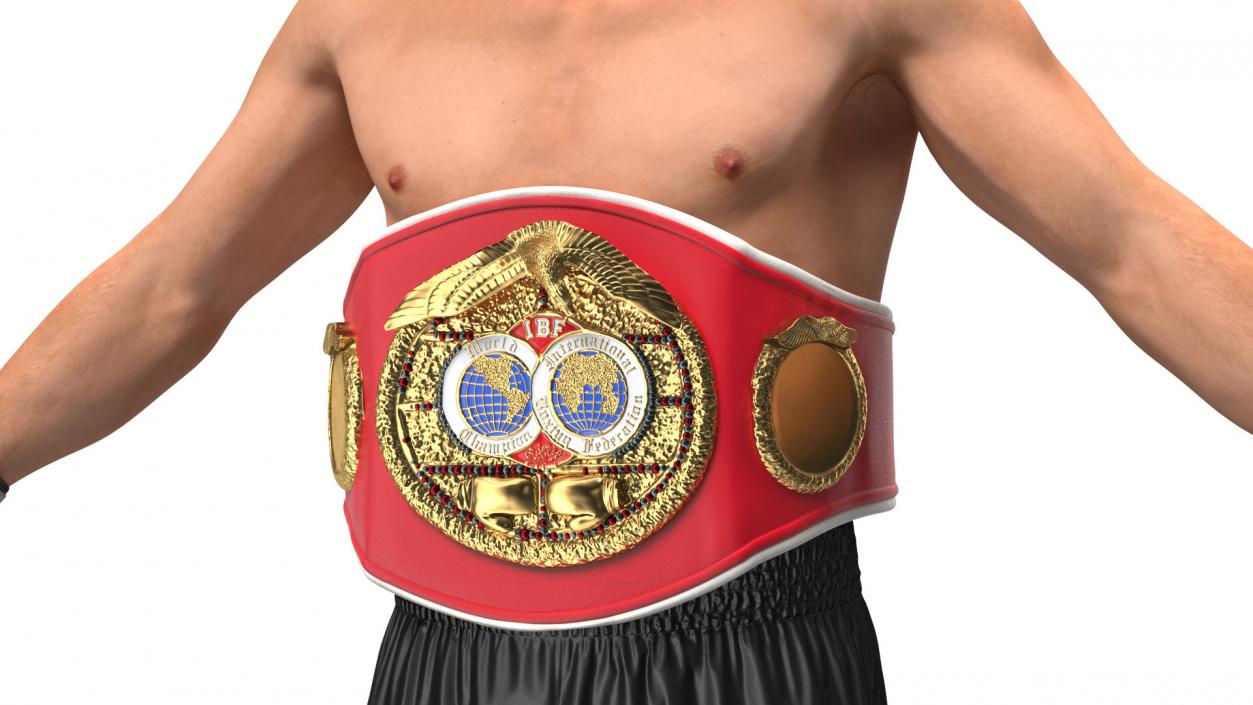 3D IBF Boxing Champion Rigged