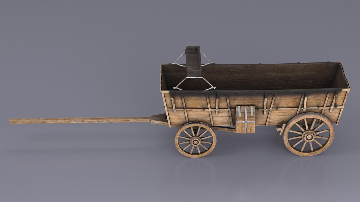 3D model Open Wagon