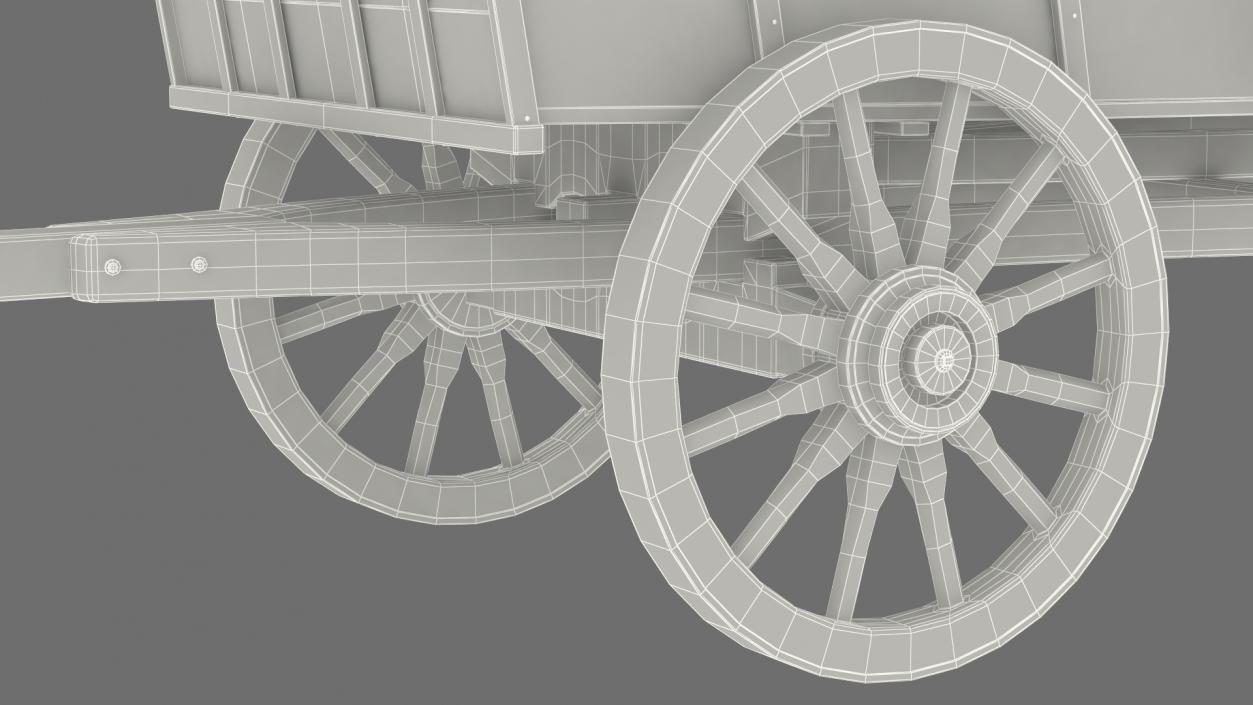 3D model Open Wagon