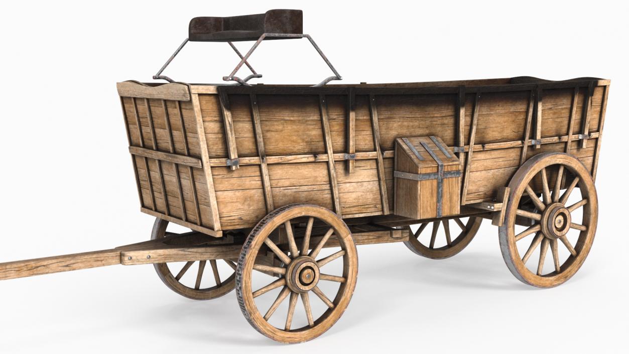 3D model Open Wagon