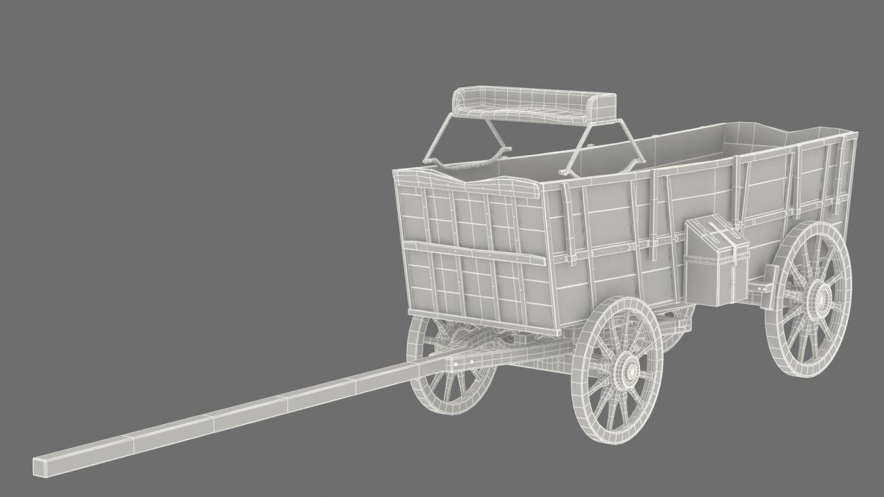 3D model Open Wagon