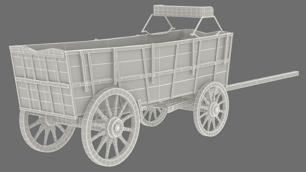 3D model Open Wagon