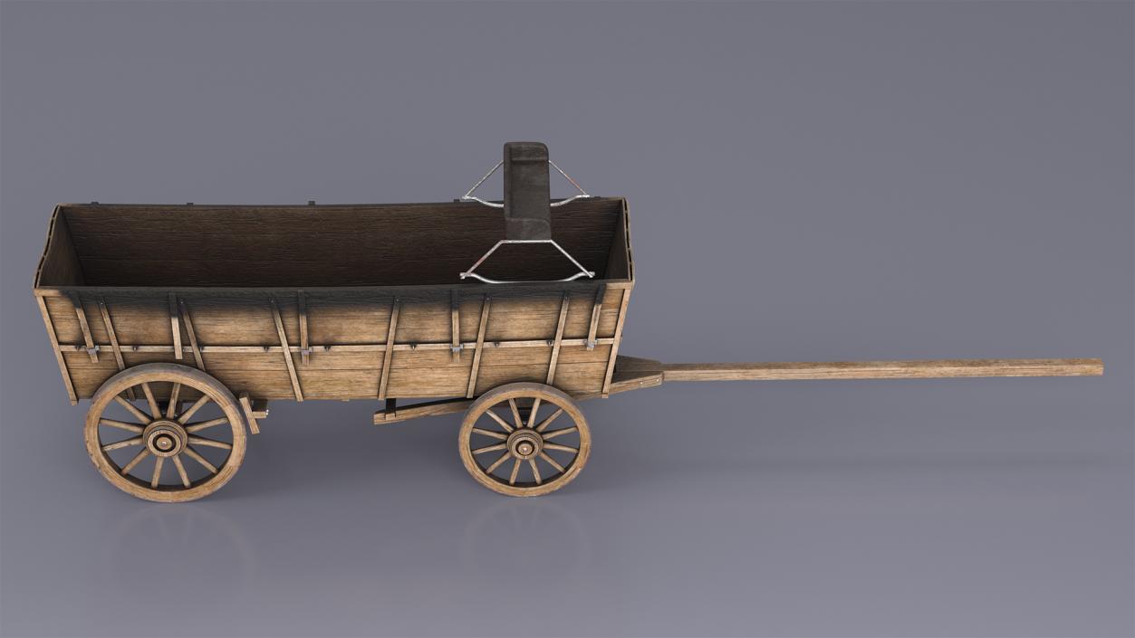 3D model Open Wagon