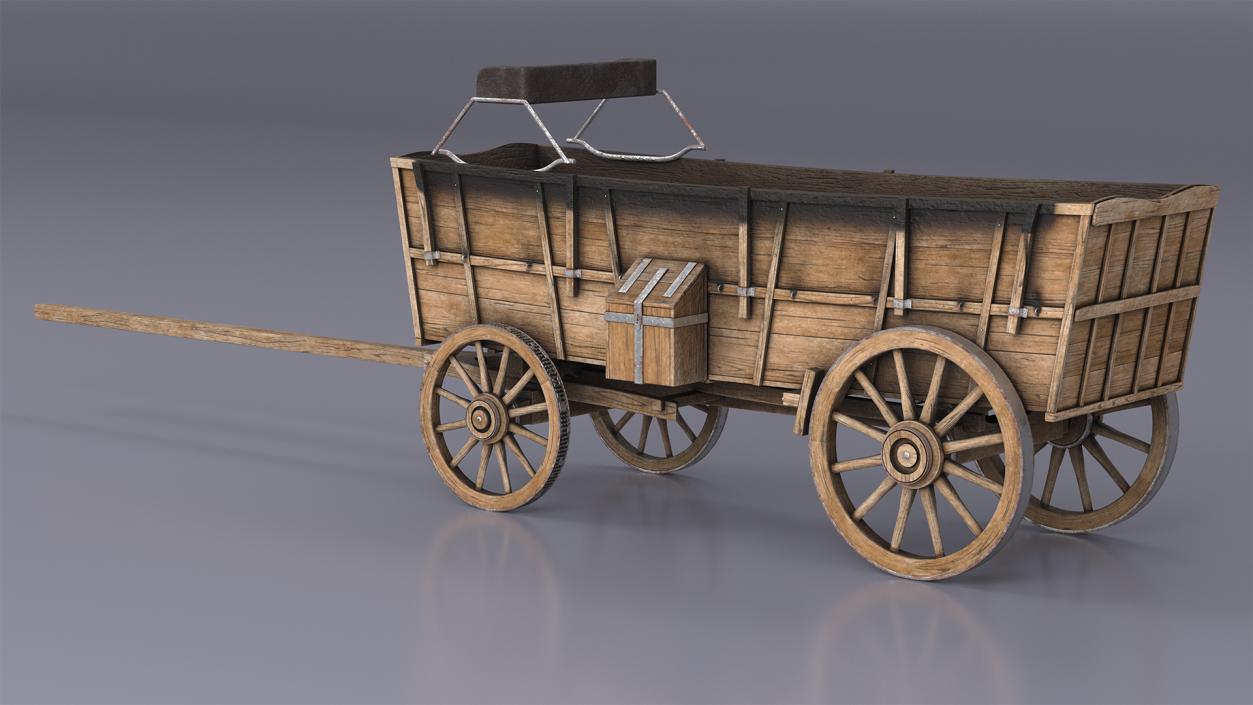 3D model Open Wagon