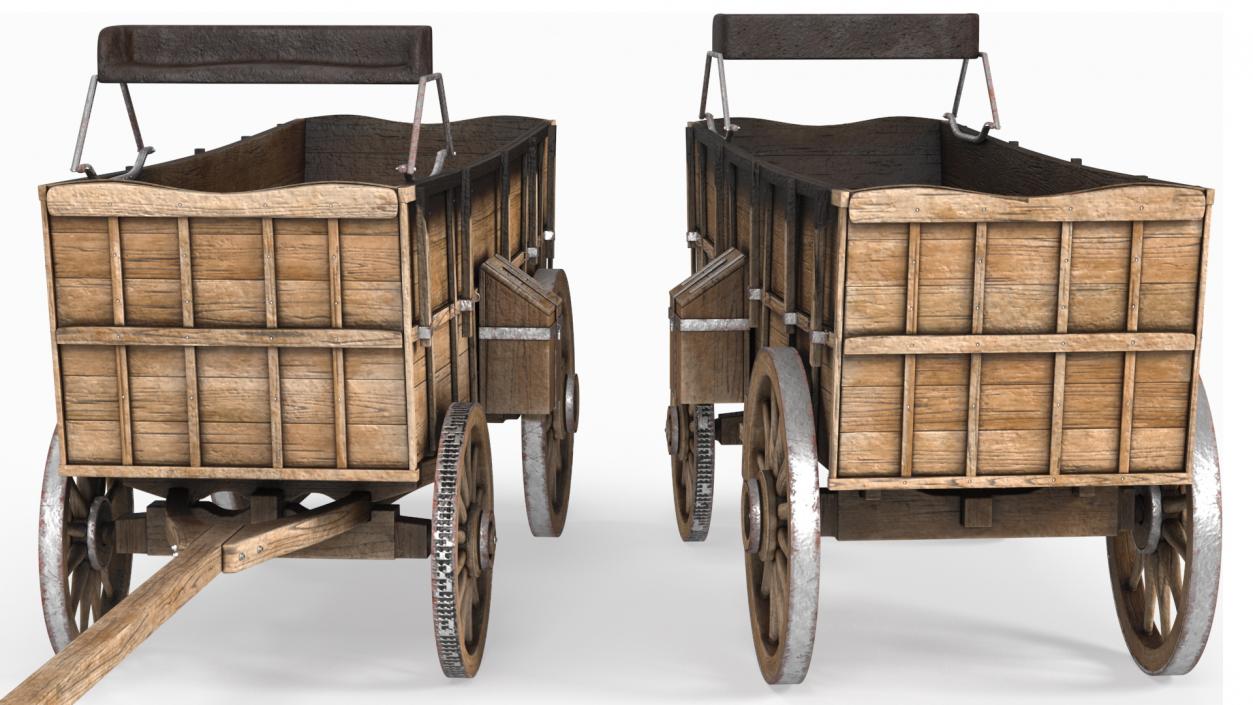 3D model Open Wagon