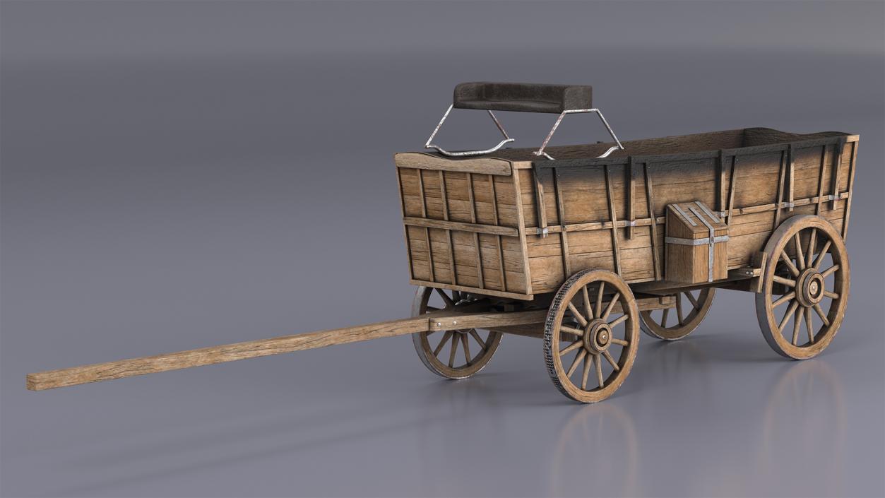 3D model Open Wagon