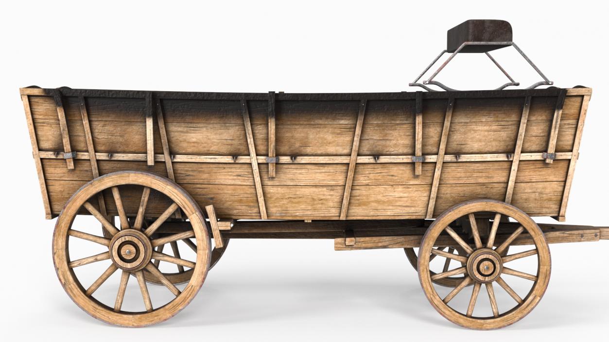 3D model Open Wagon