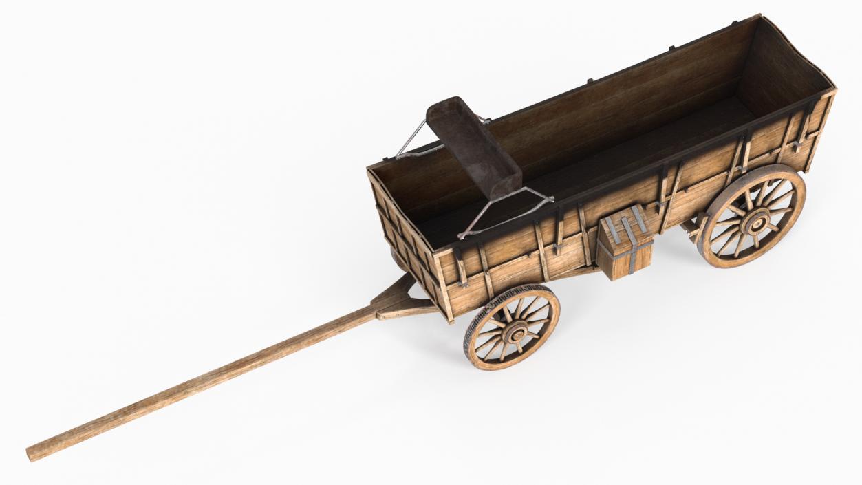 3D model Open Wagon