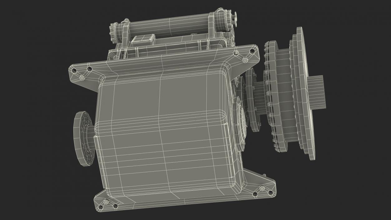 Transmission for Engine Yanmar 6EY26W 2 3D model