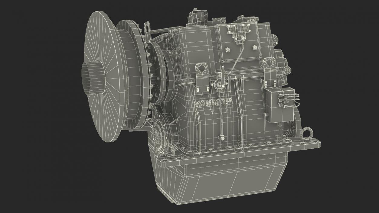 Transmission for Engine Yanmar 6EY26W 2 3D model