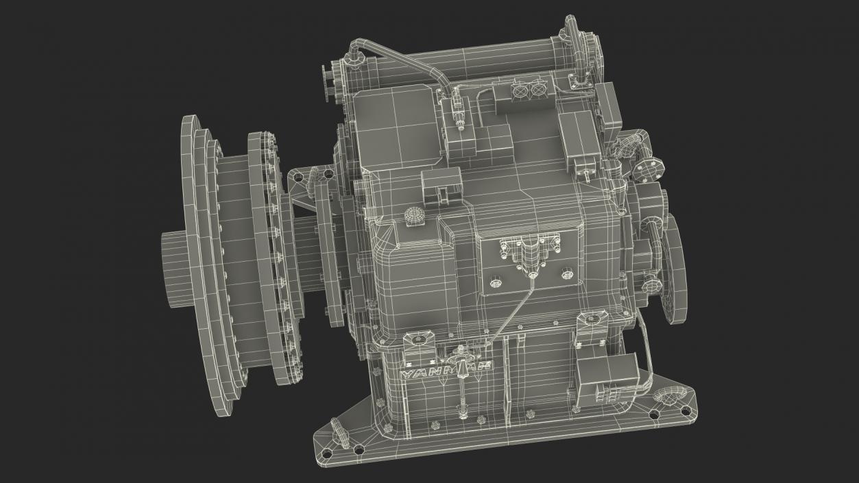 Transmission for Engine Yanmar 6EY26W 2 3D model