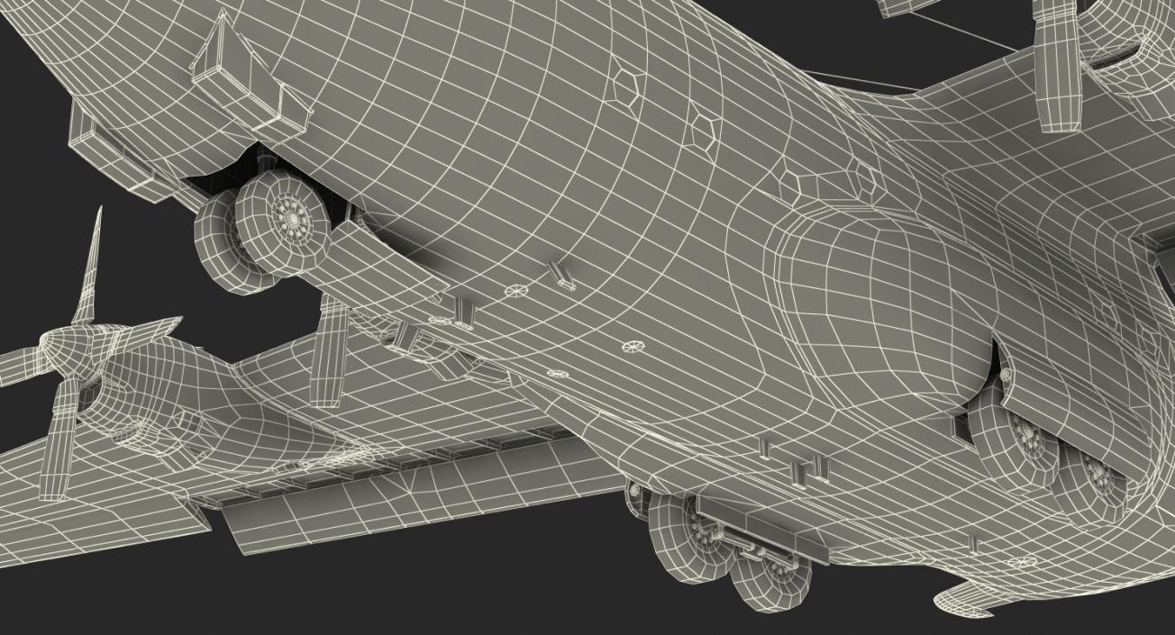 3D Lockheed Martin Hercules C130K Royal Air Force