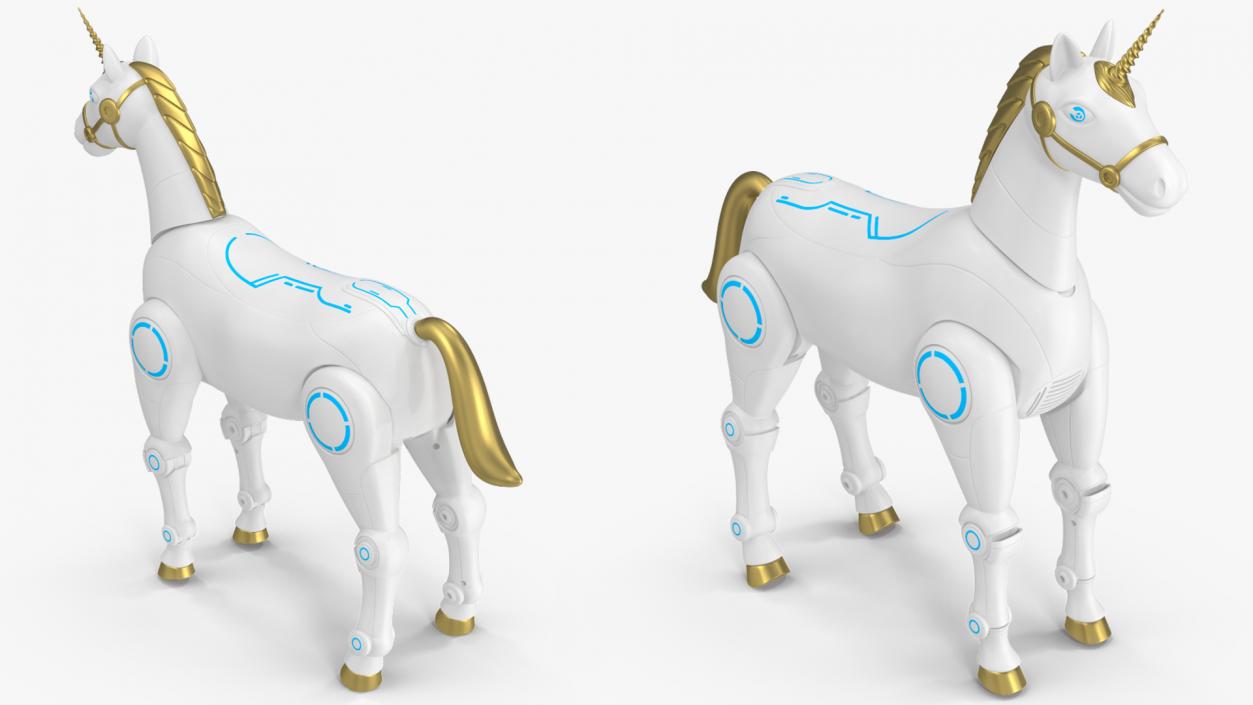 3D model Robot Unicorn Rigged