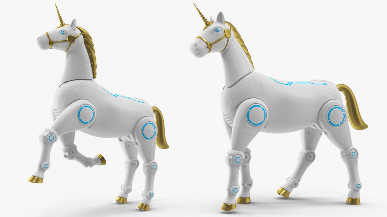 3D model Robot Unicorn Rigged