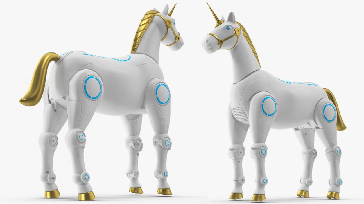 3D model Robot Unicorn Rigged