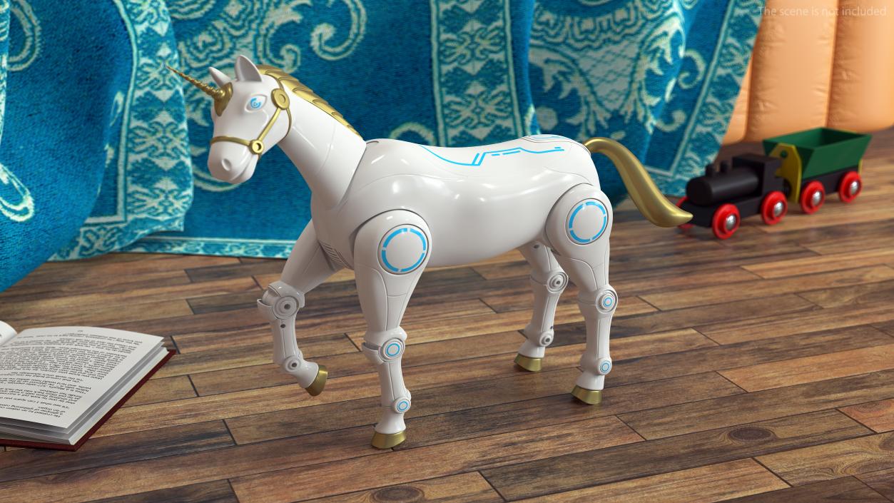 3D model Robot Unicorn Rigged