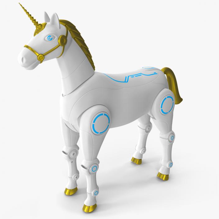 3D model Robot Unicorn Rigged