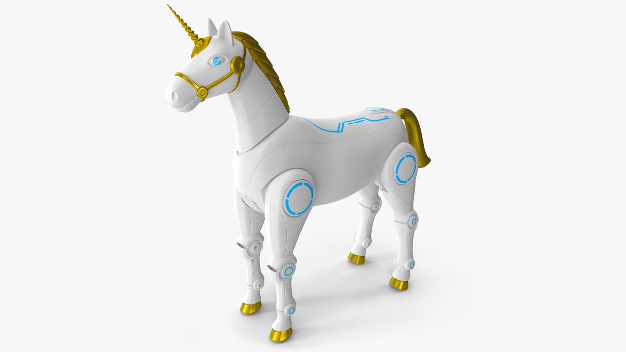 3D model Robot Unicorn Rigged