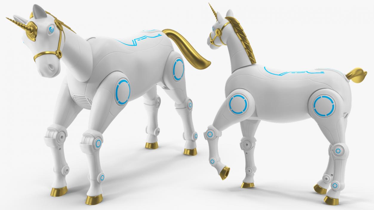 3D model Robot Unicorn Rigged