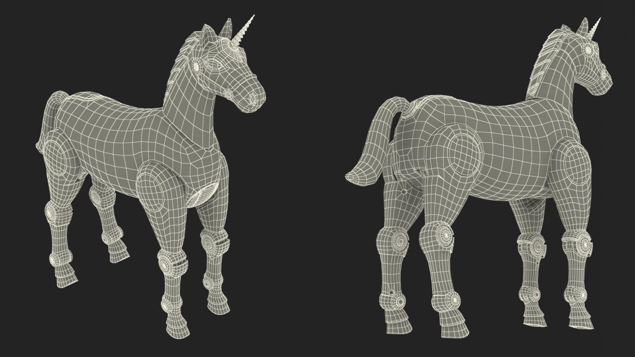 3D model Robot Unicorn Rigged